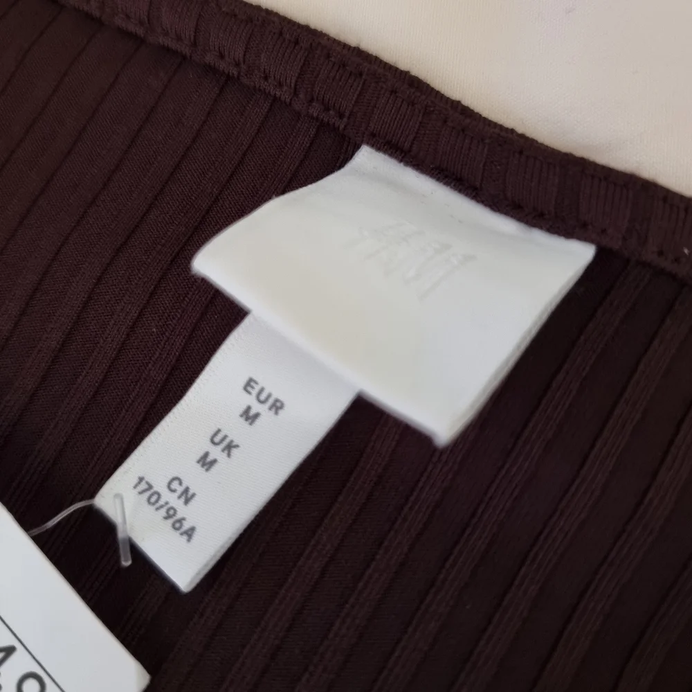 H&M brown longsleeves bodysuit size M - Picture 3 of 6